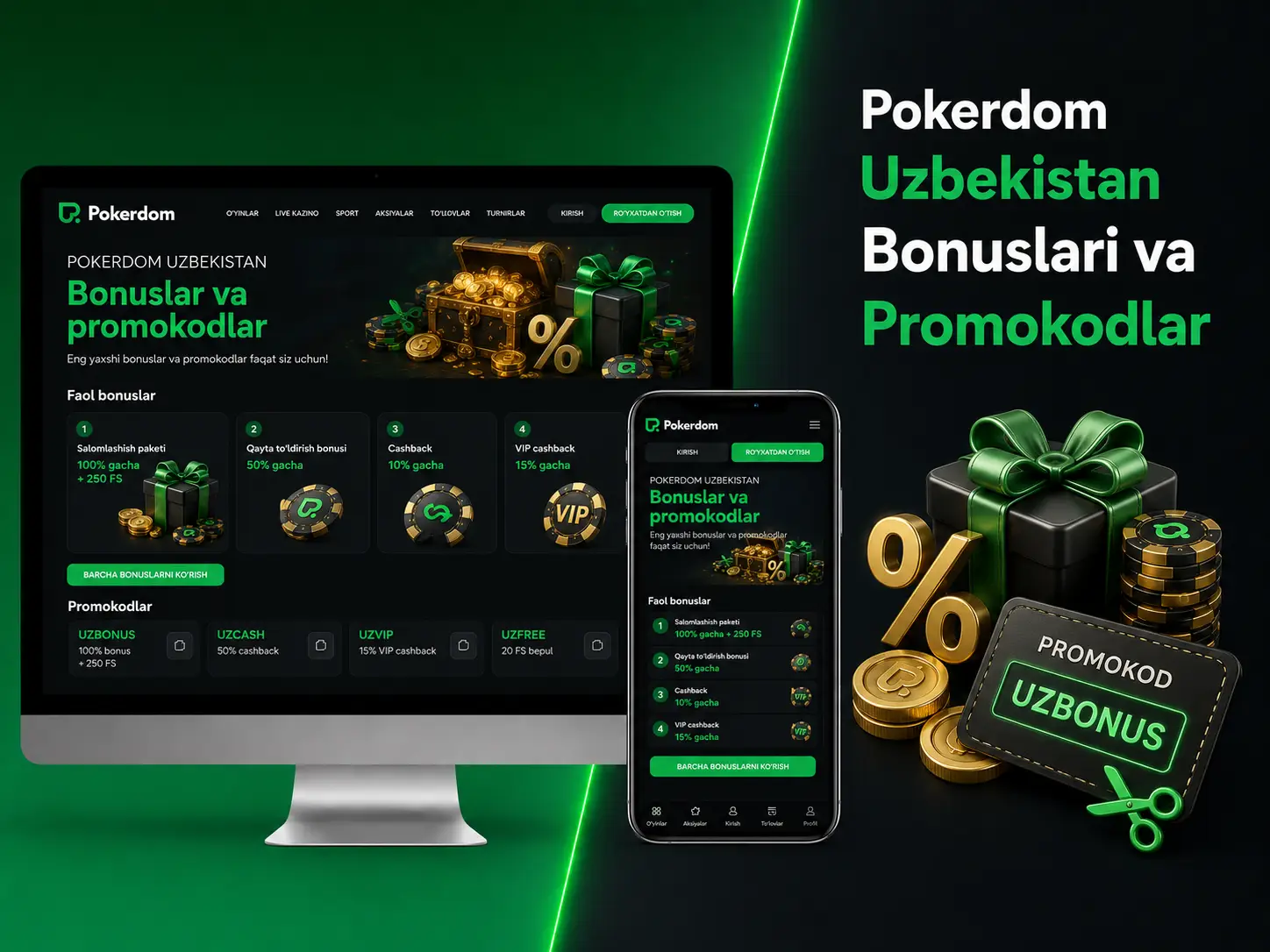 Bonus Dasturi va Maxsus Takliflar