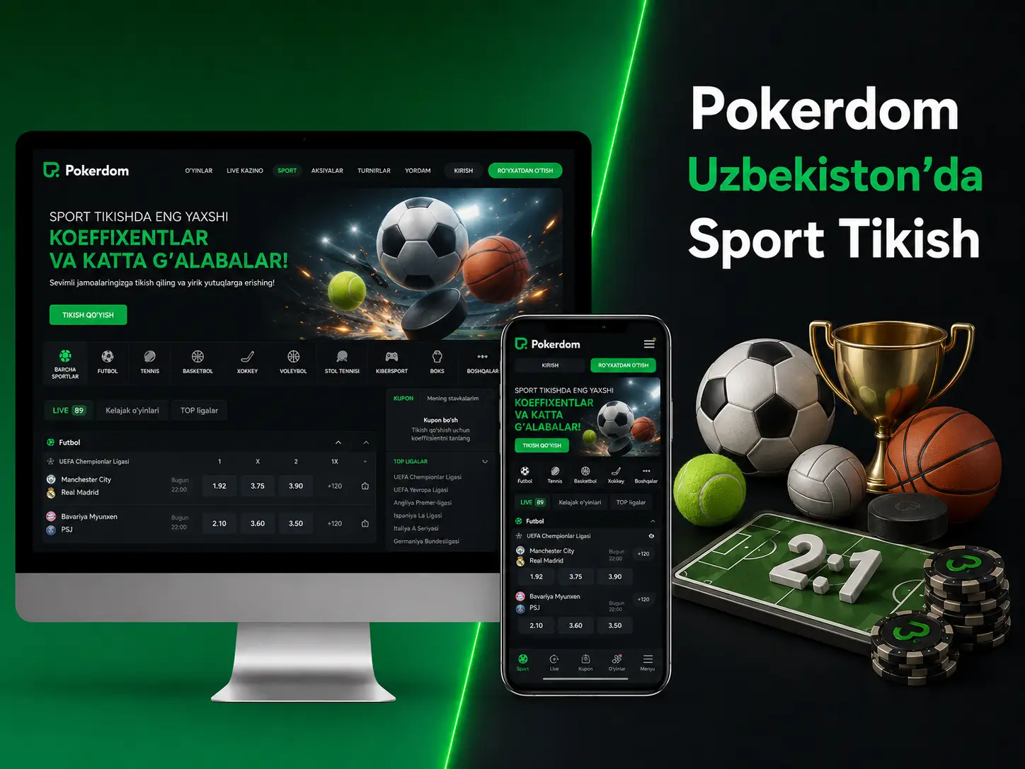 Sport Voqealariga Stavkalar Bo‘limi