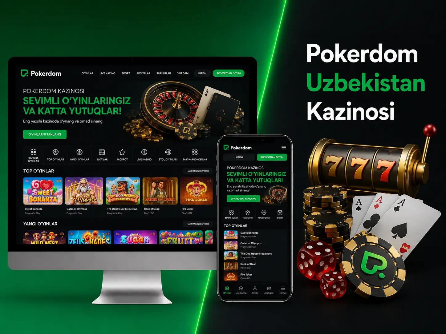 Pokerdom Uzbekistan kazinosi